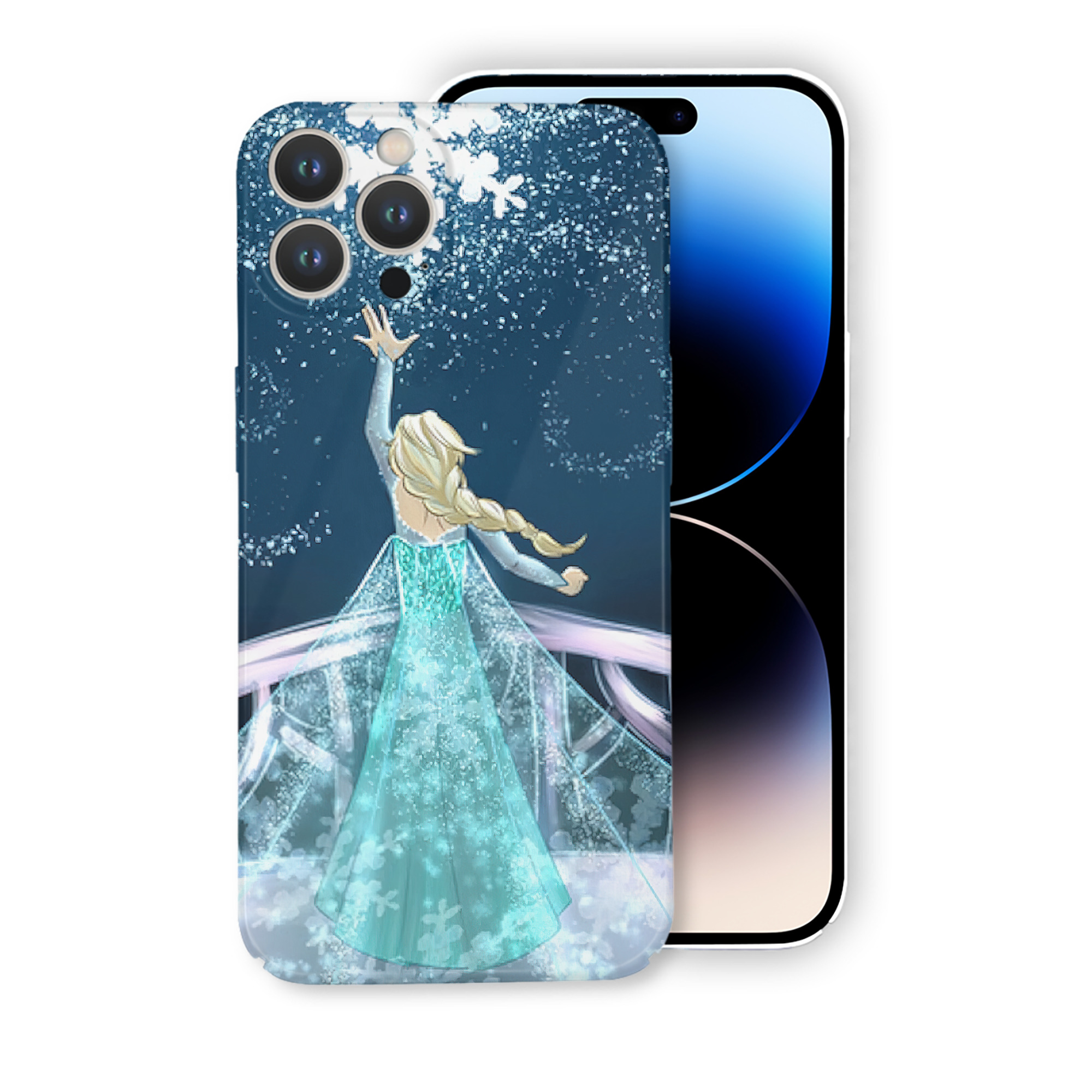 （画像用） アナと雪の女王 アンナ エルサ Frozen Anna Elsa 【iPhone 14シリーズ対応】ハードケース